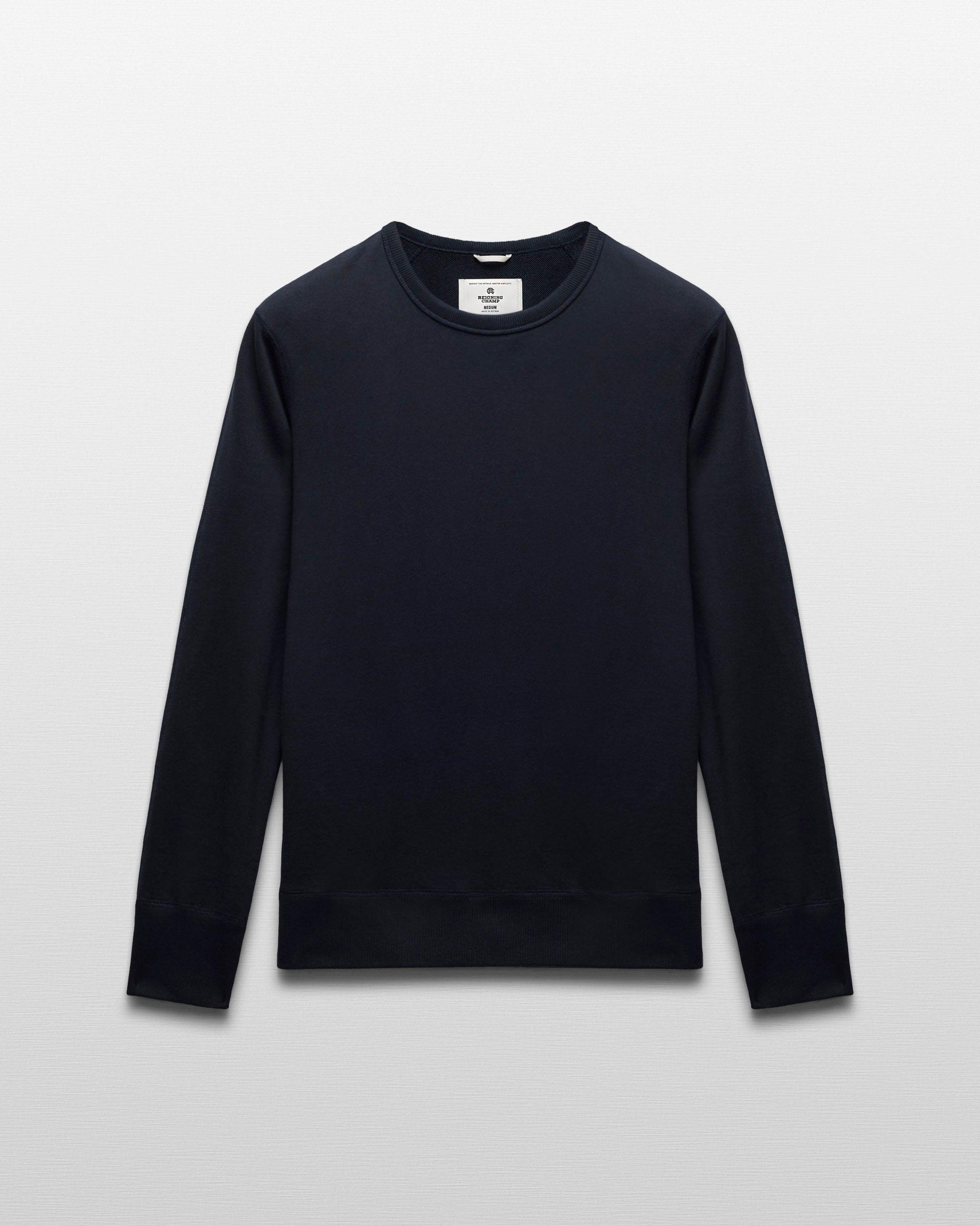 Midweight Terry Slim Crewneck Male Product Image