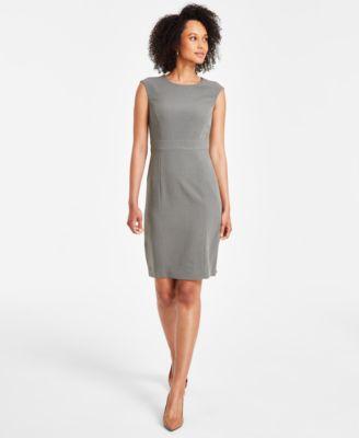 Women's Cap-Sleeve Sheath Dress Product Image