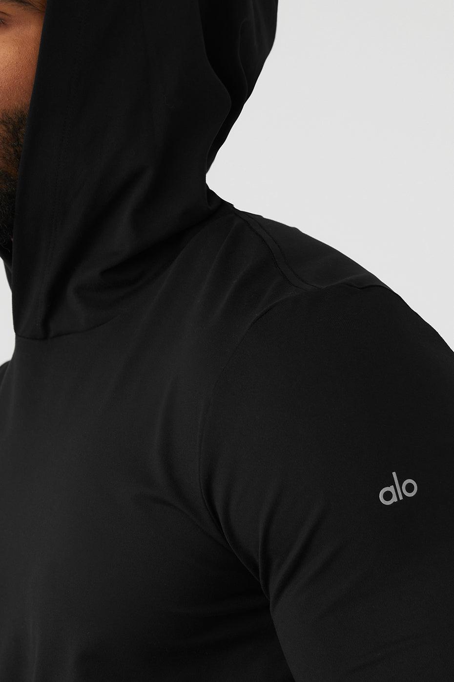 Conquer Reform Long Sleeve With Hood - Black Male Product Image