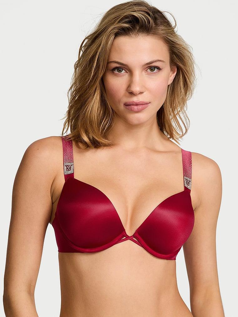 Bombshell Add-2-Cups Scattered Shine Strap Push-Up Bra Product Image