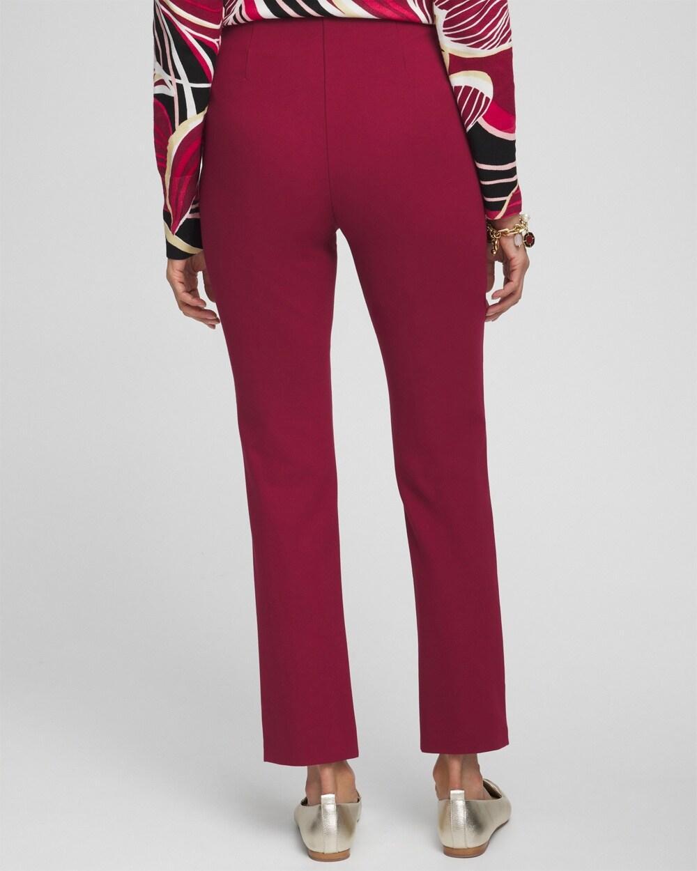 Women's Juliet Ponte Trim Detail Ankle Pants Product Image