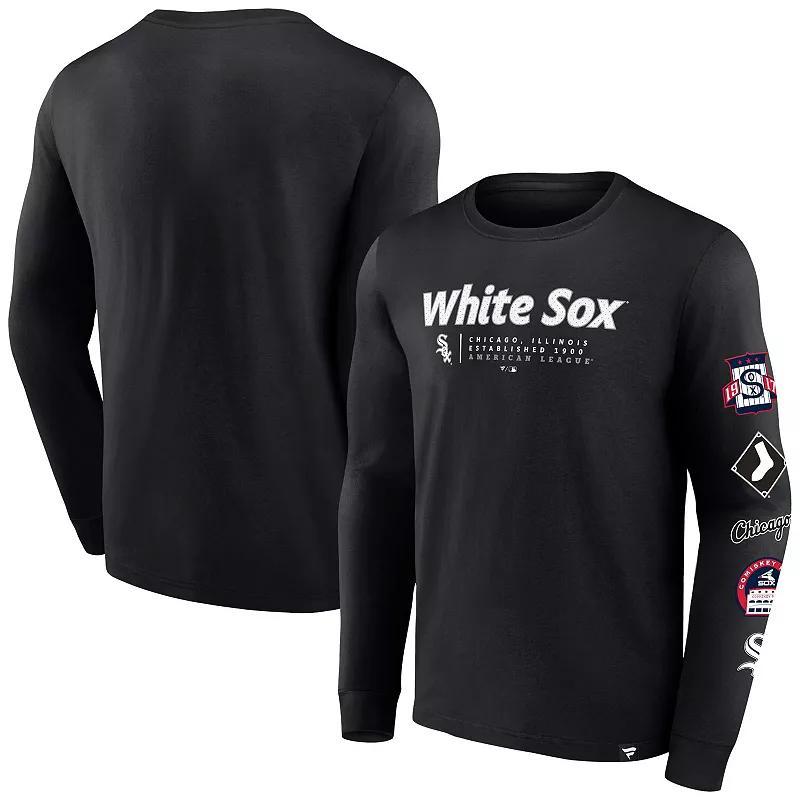 Mens Fanatics Branded Chicago White Sox Strike the Goal Long Sleeve T-Shirt Product Image