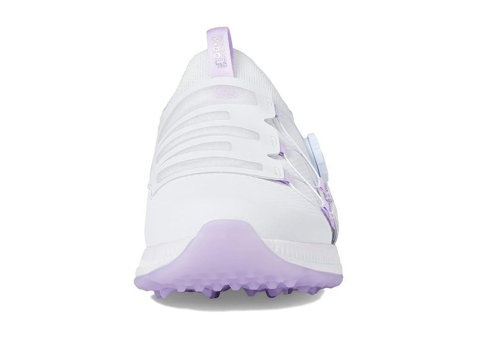 Skechers GO GOLF Go Golf Elite 5 Hands Free Slip-Ins (White/Lavender) Women's Shoes Product Image