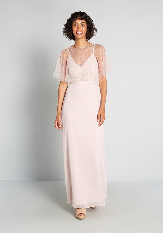 Misty Pink Perfection Maxi Dress Product Image