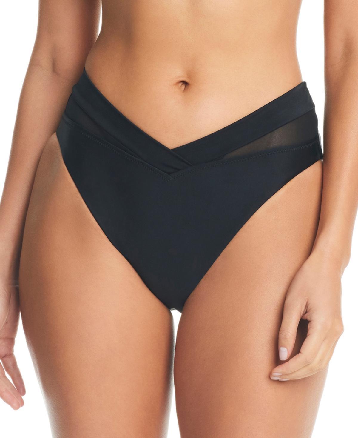 Bar Iii Womens Natural Beauty High Leg Bikini Bottoms, Created for Macys Product Image