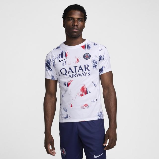 Paris Saint-Germain Academy Pro Away Nike Mens Dri-FIT Soccer Pre-Match Short-Sleeve Top Product Image