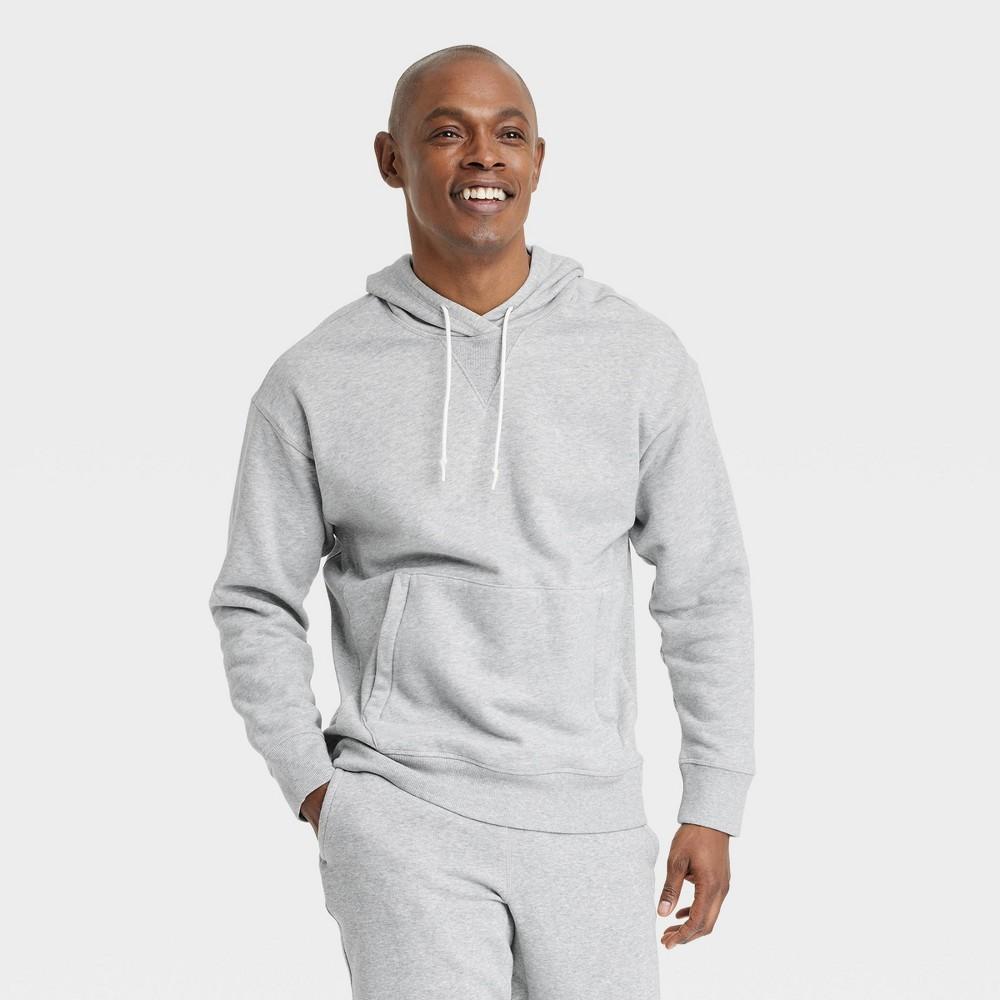 Mens Cotton Fleece Hooded Sweatshirt - All in Motion Product Image