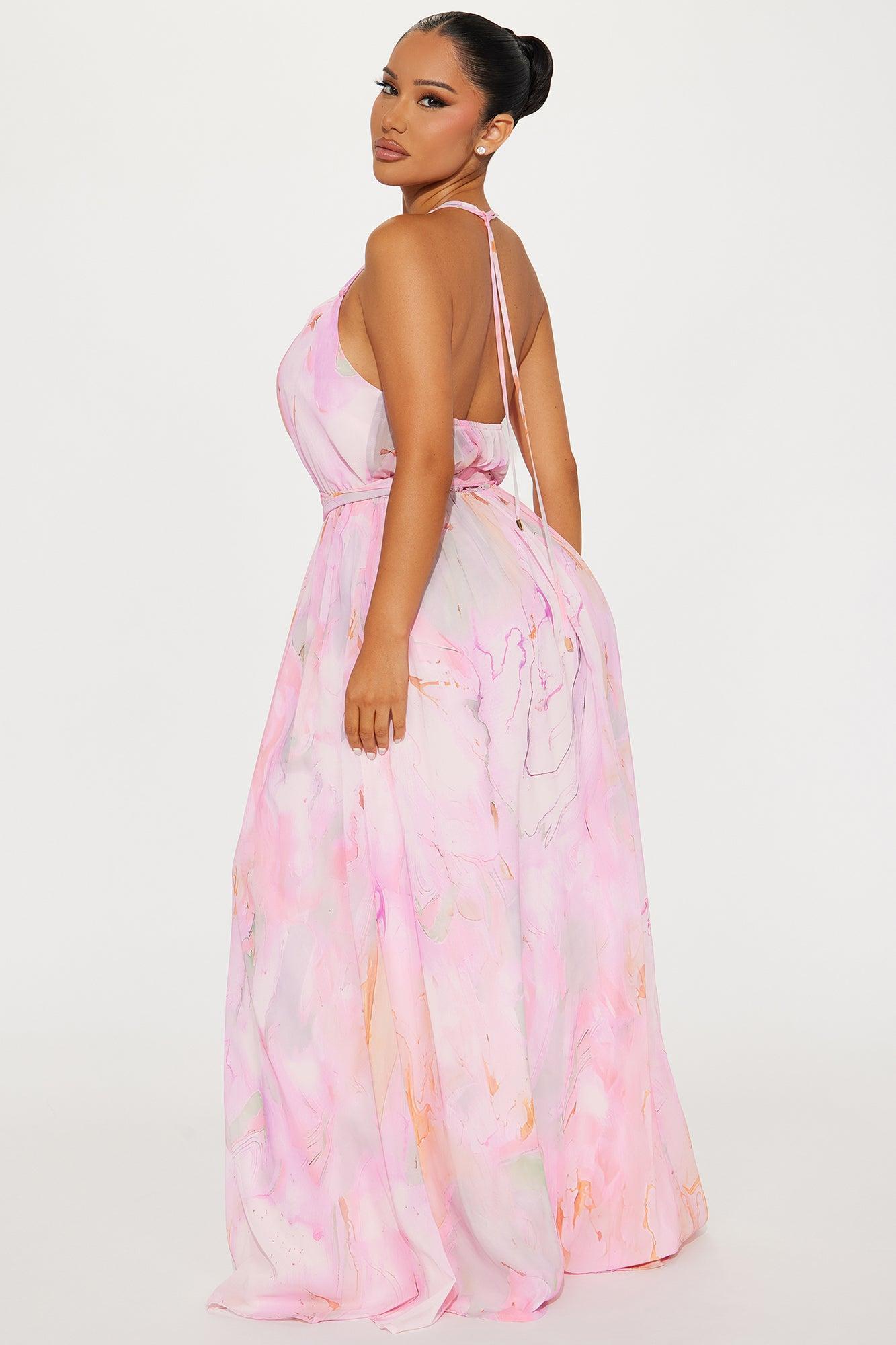 Pink Dreamland Maxi Dress - Pink Product Image