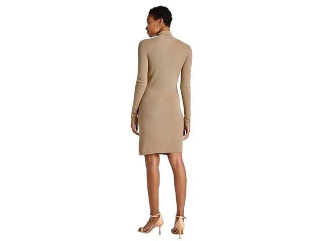 Splendid Silvana Long Sleeve Turtleneck Ribbed Sweater Dress Product Image