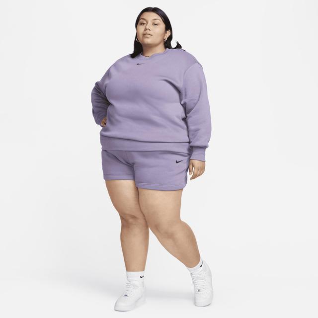 Womens Nike Sportswear Phoenix Fleece High-Waisted Loose Shorts (Plus Size) Product Image