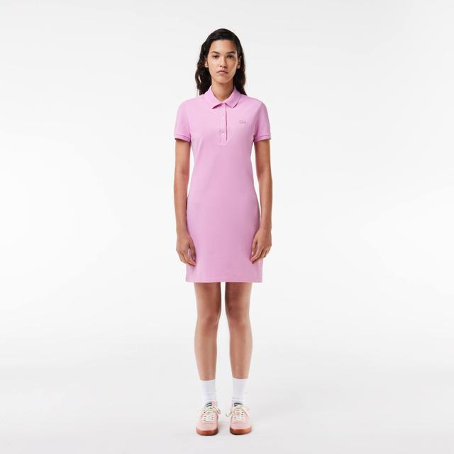 Slim Fit Stretch Piqué Polo Dress Product Image