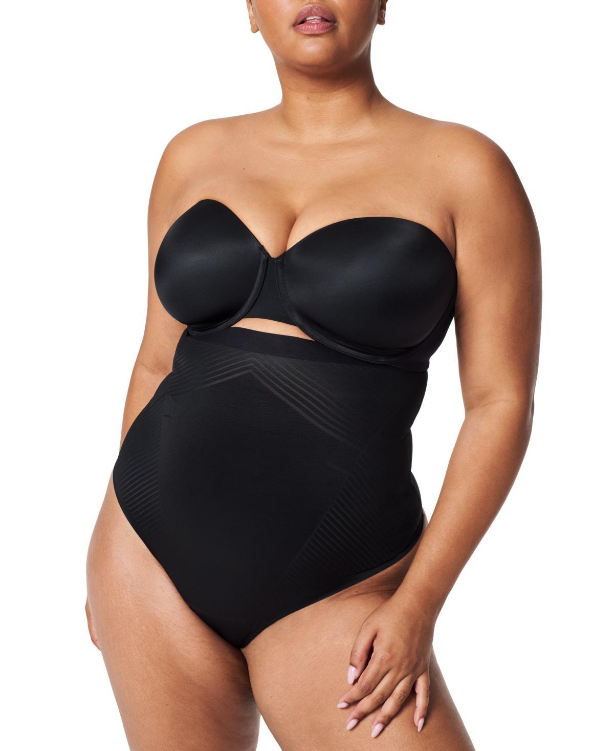 Spanx Womens Thinstincts High-Waisted Shaping Thong Underwear 10401R Product Image