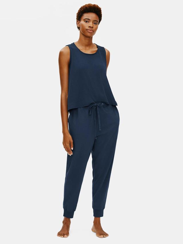 EILEEN FISHER Organic Cotton Interlock Jogger Sleep Pantfemale Product Image