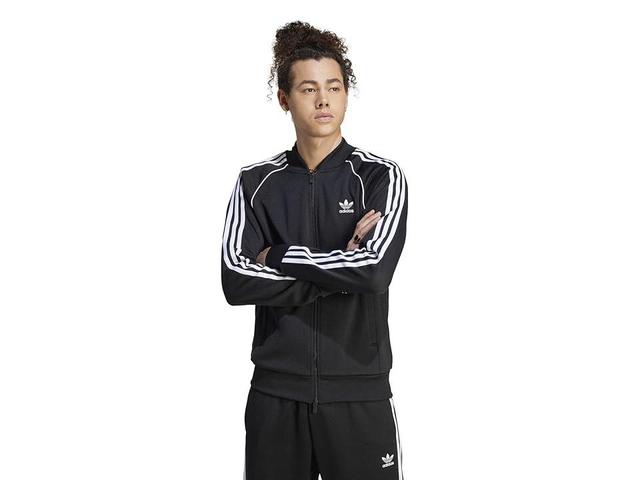 adidas Originals Mens adidas Originals Adicolor Superstar Track Jacket - Mens Black/White Product Image