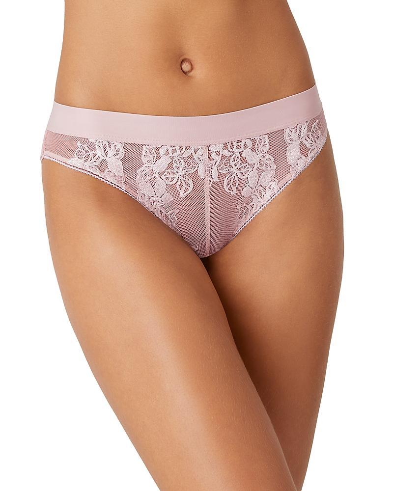 b. temptD by Wacoal Opening Act Lace & Mesh Cheeky Briefs Product Image