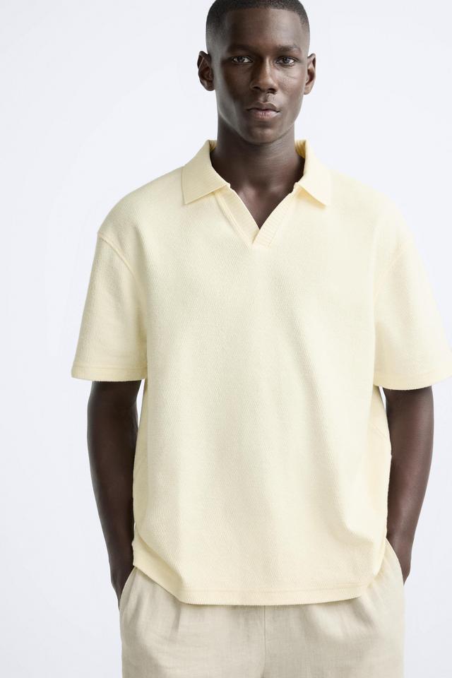 TEXTURED POLO Product Image