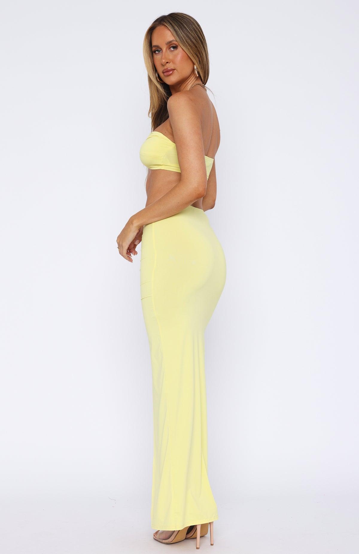 In Her Element Maxi Skirt Buttercup Product Image