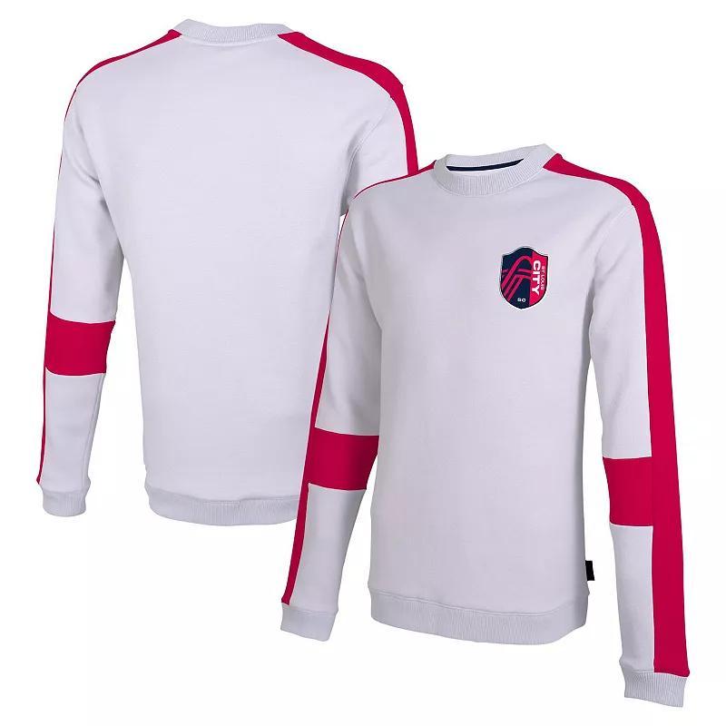 Mens Stadium Essentials White St. Louis City SC Half Time Pullover Sweatshirt Product Image