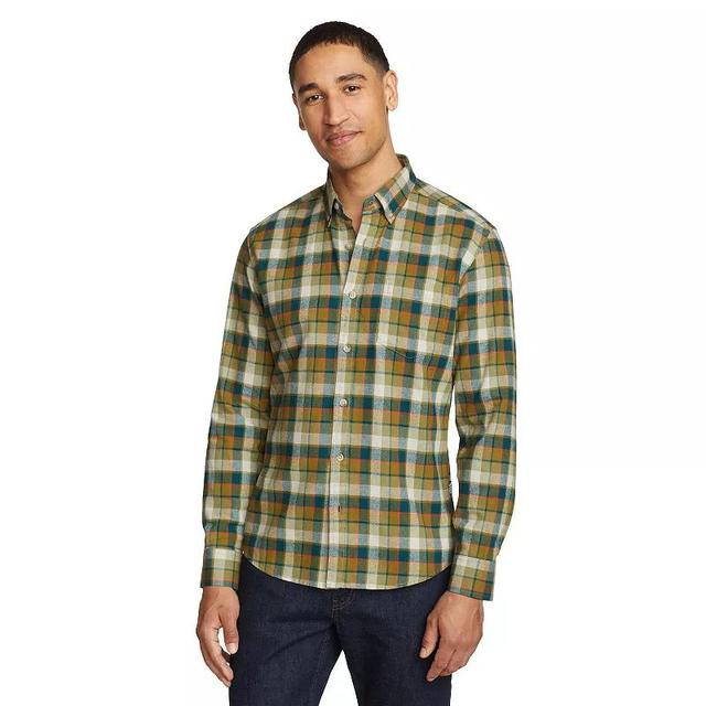 Mens Eddie Bauer Field Flannel Button-Down Shirt Product Image