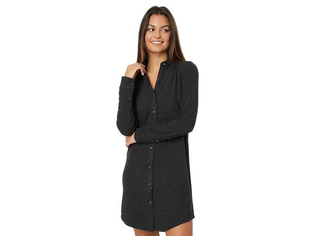 Faherty Legend Sweaterdress (Heathered Twill 2) Women's Clothing Product Image