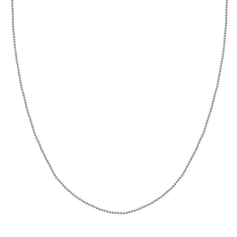 Sterling Silver Ball Chain Necklace, Womens Product Image