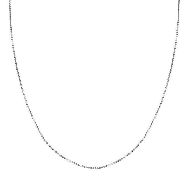 Sterling Silver Ball Chain Necklace, Womens Product Image