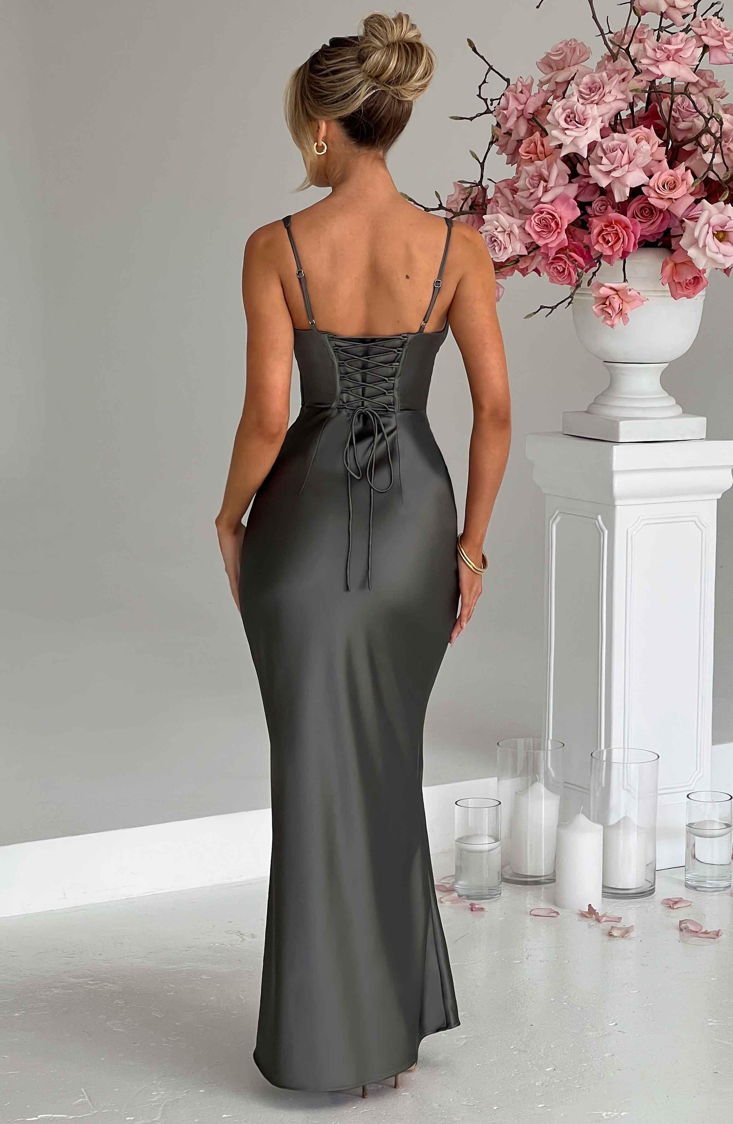 Shae Maxi Dress - Charcoal Product Image