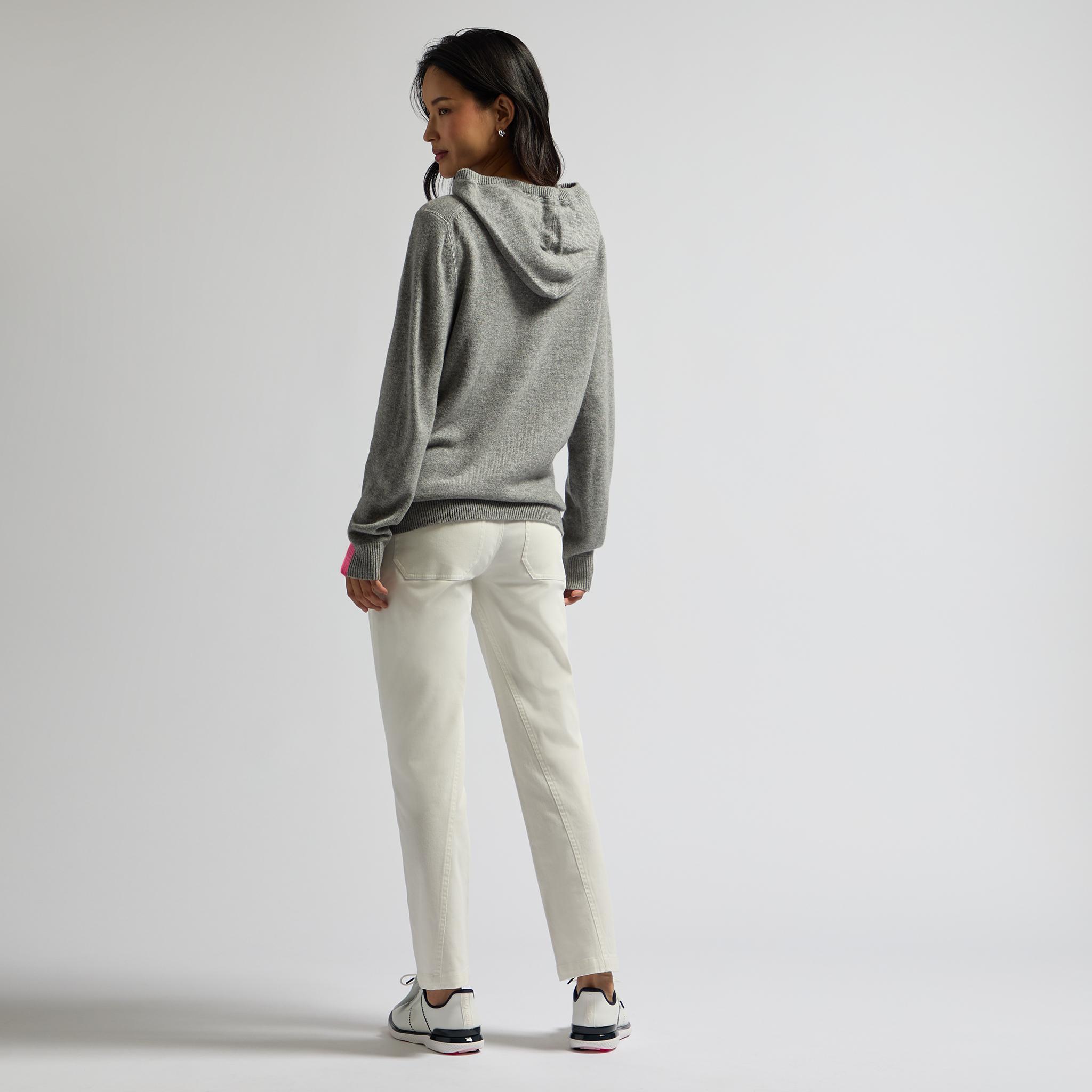 WASHABLE CASHMERE HOODED SWEATER Product Image