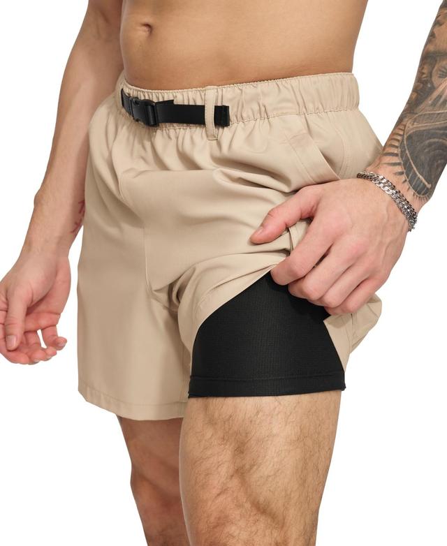 Dkny Mens Stretch Cargo Pocket Hybrid 5 Volley Shorts Product Image