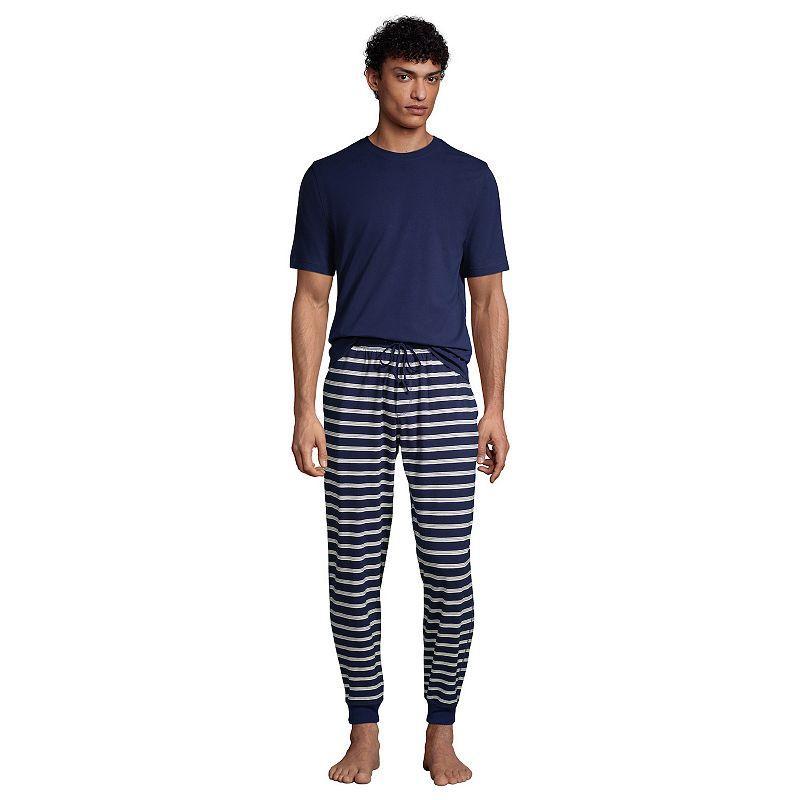 Mens Lands End Jersey Pajama Sleep Set Product Image