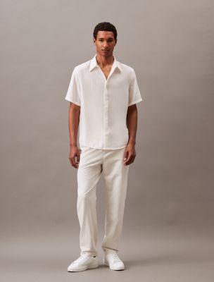 Textured Classic Button-Down Shirt Product Image