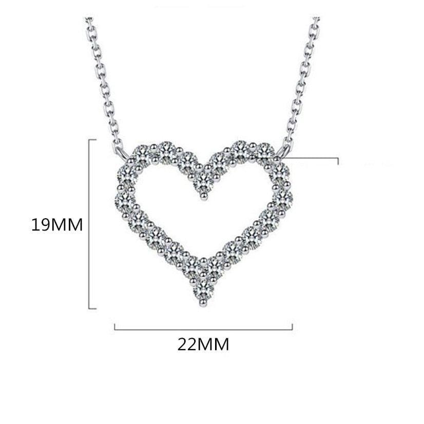 Heart Rhinestone Pendant Alloy Choker Product Image