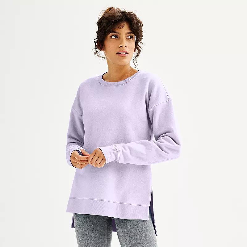 Womens Tek Gear High Slit Ultrasoft Fleece Tunic Product Image