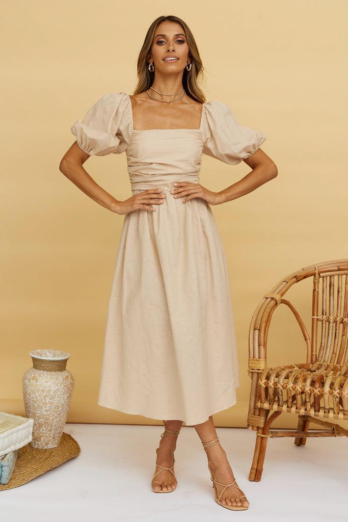 Delfino Maxi Dress Tan product image