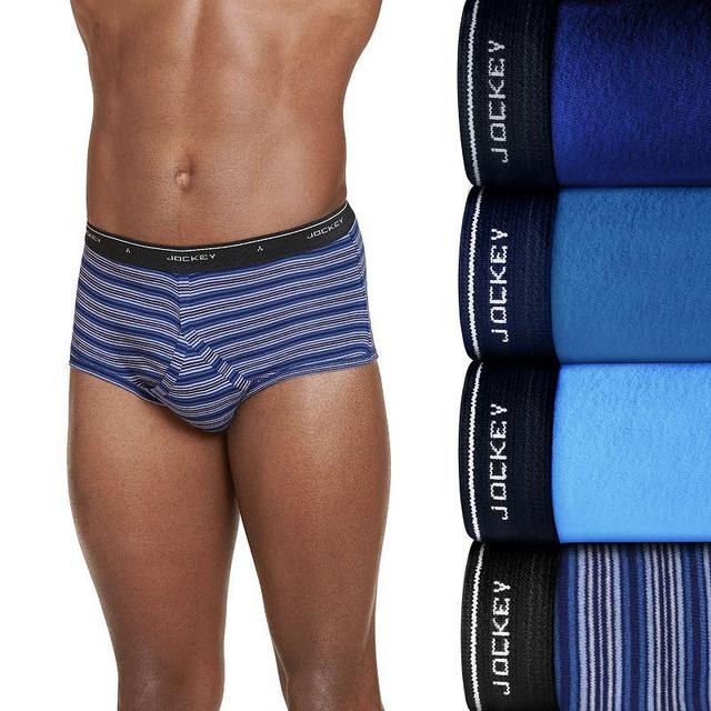 Mens Jockey 4-pack Classic Knit Full-Rise Briefs Product Image