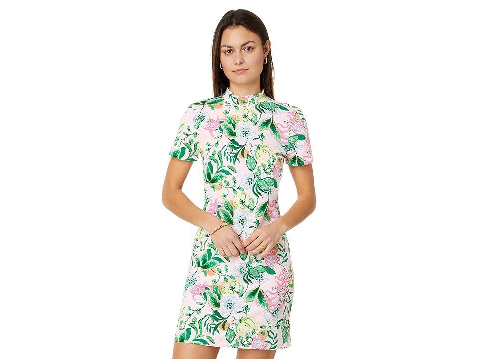 Lilly Pulitzer Hallie Short Sleeve Dress Via Amore Spritzer) Women's Dress Product Image