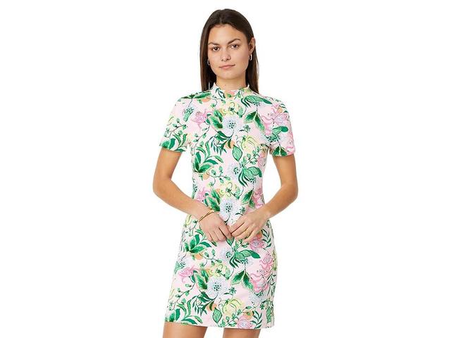 Lilly Pulitzer Hallie Short Sleeve Dress Via Amore Spritzer) Women's Dress Product Image