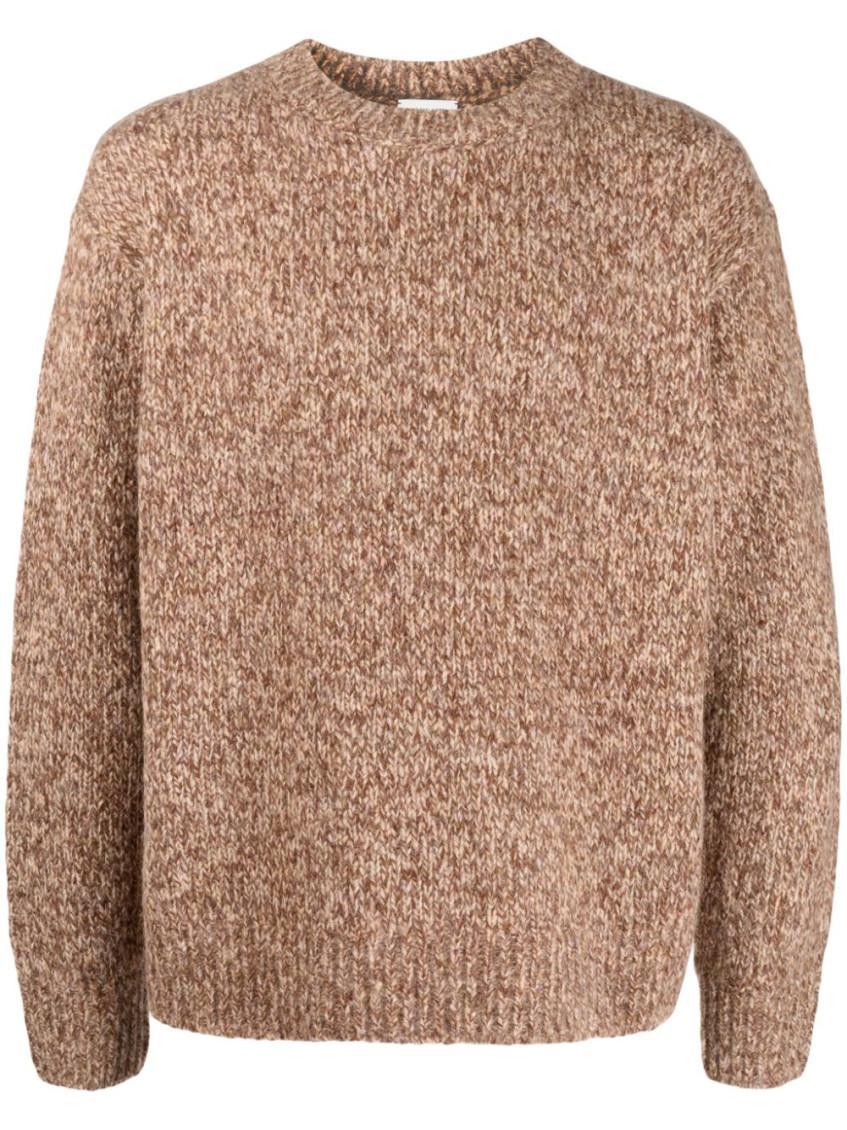 Sweater With Logo In Light Brown Product Image