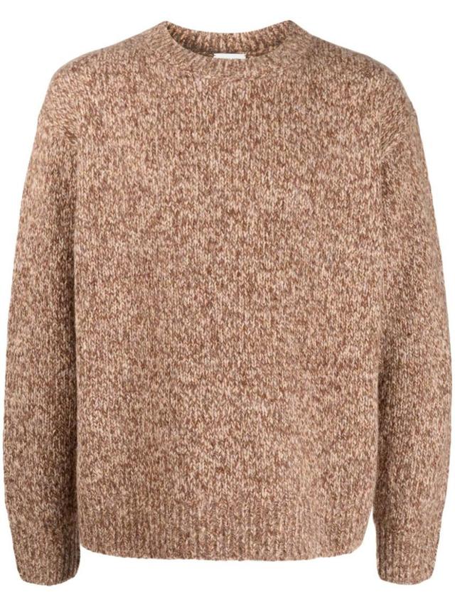 Sweater With Logo In Light Brown Product Image