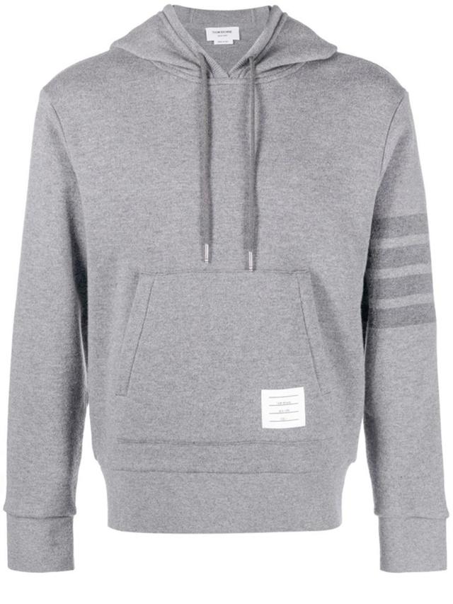 Grey Wool Hoodie Product Image