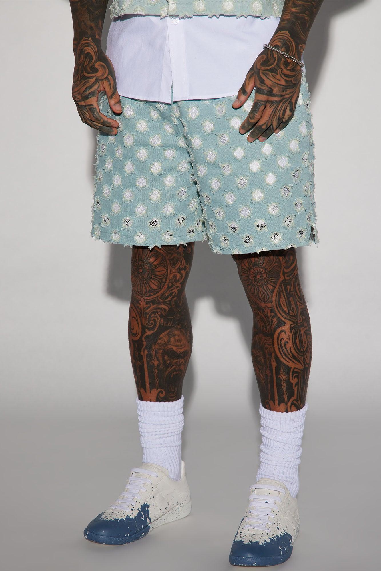 Bravo Basketball Shorts - Light Blue Wash product image