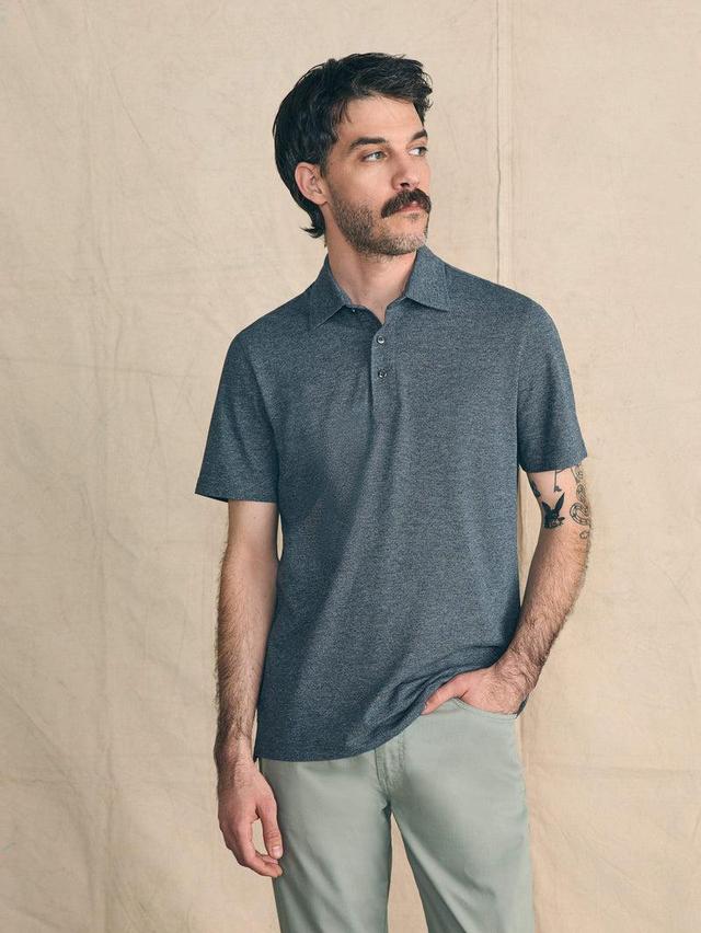 Movement™ Short-Sleeve Pique Polo Shirt (Tall) - Dusty Iron Heather Product Image