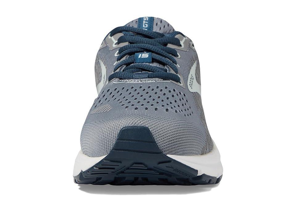 Brooks Addiction GTS 15 (Grey/Navy/Aqua) Women's Shoes Product Image