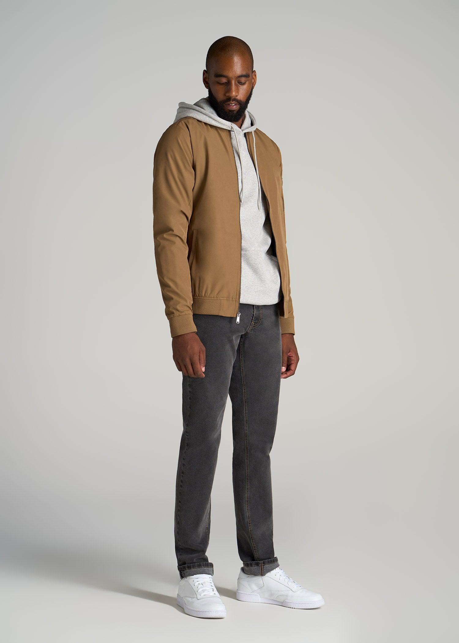 Bomber Jackets for Tall Men in Sahara Male Product Image