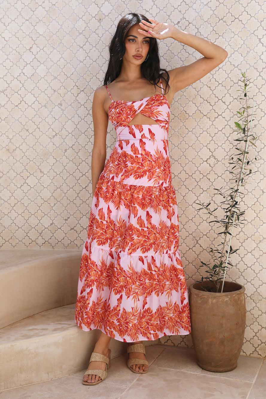 Annita Maxi Dress Red Product Image