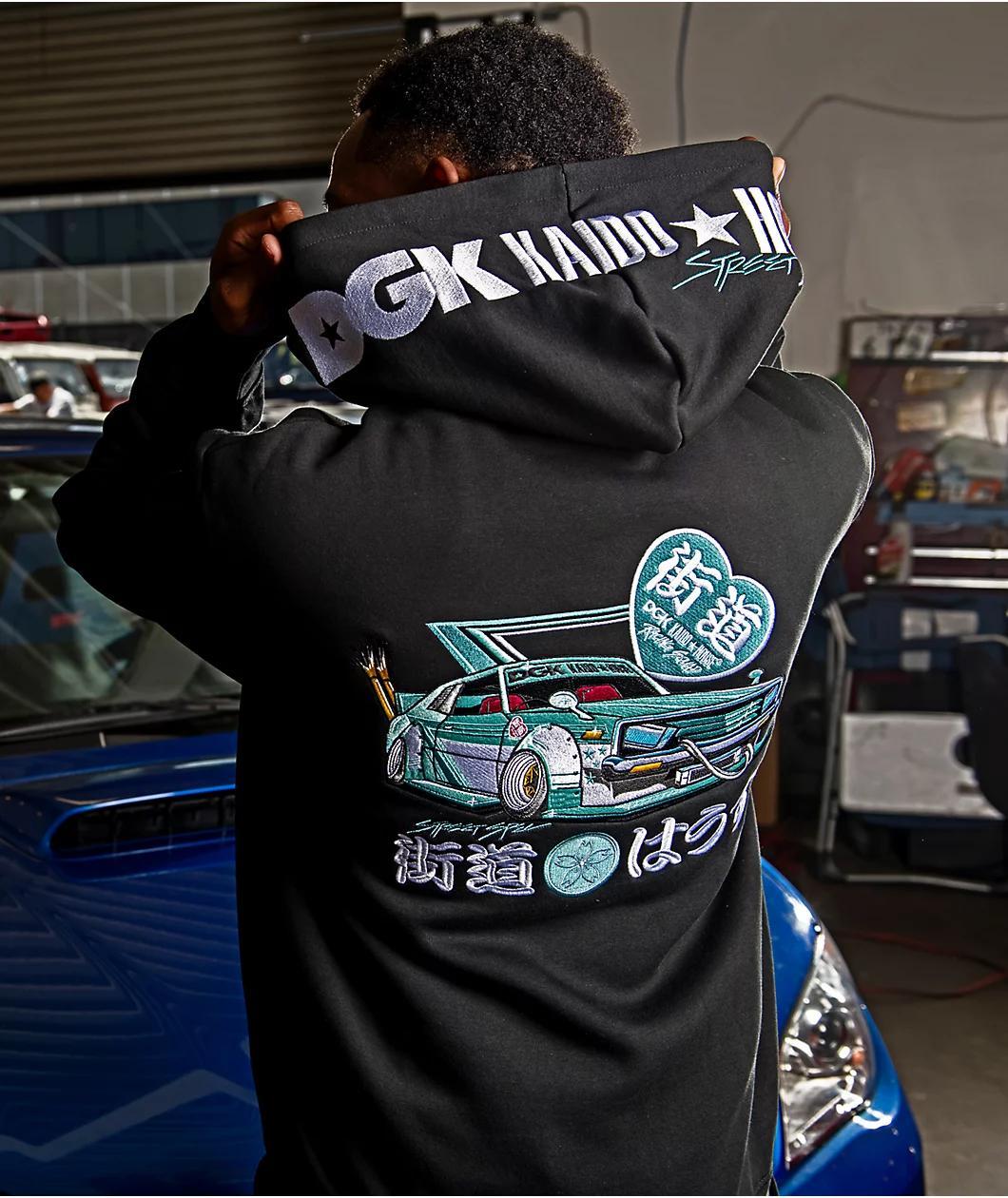 DGK x Kaido House Zokusha Black Hoodie Product Image