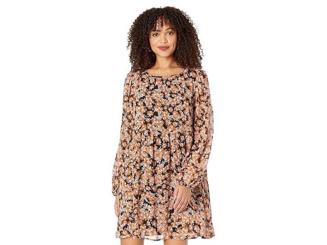 Sanctuary Shirred Neck Babydoll (Harvest) Women's Dress Product Image