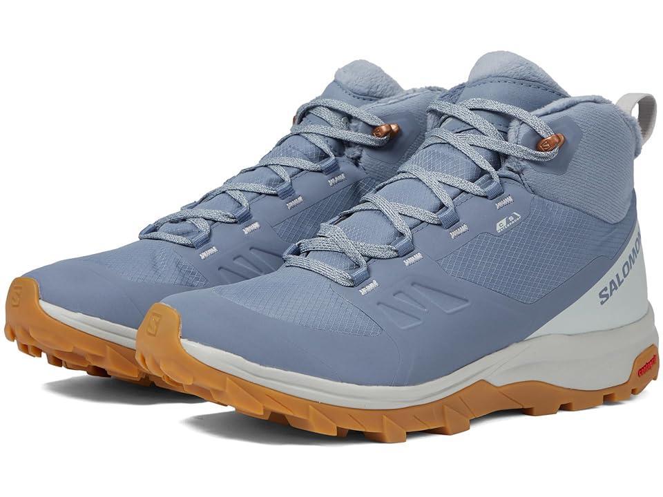 Salomon Outsnap CSWP (Flint Stone/Pearl Blue/Gum 3) Women's Shoes Product Image