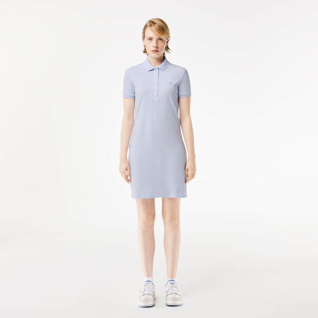 Stretch Piqué Polo Dress Product Image