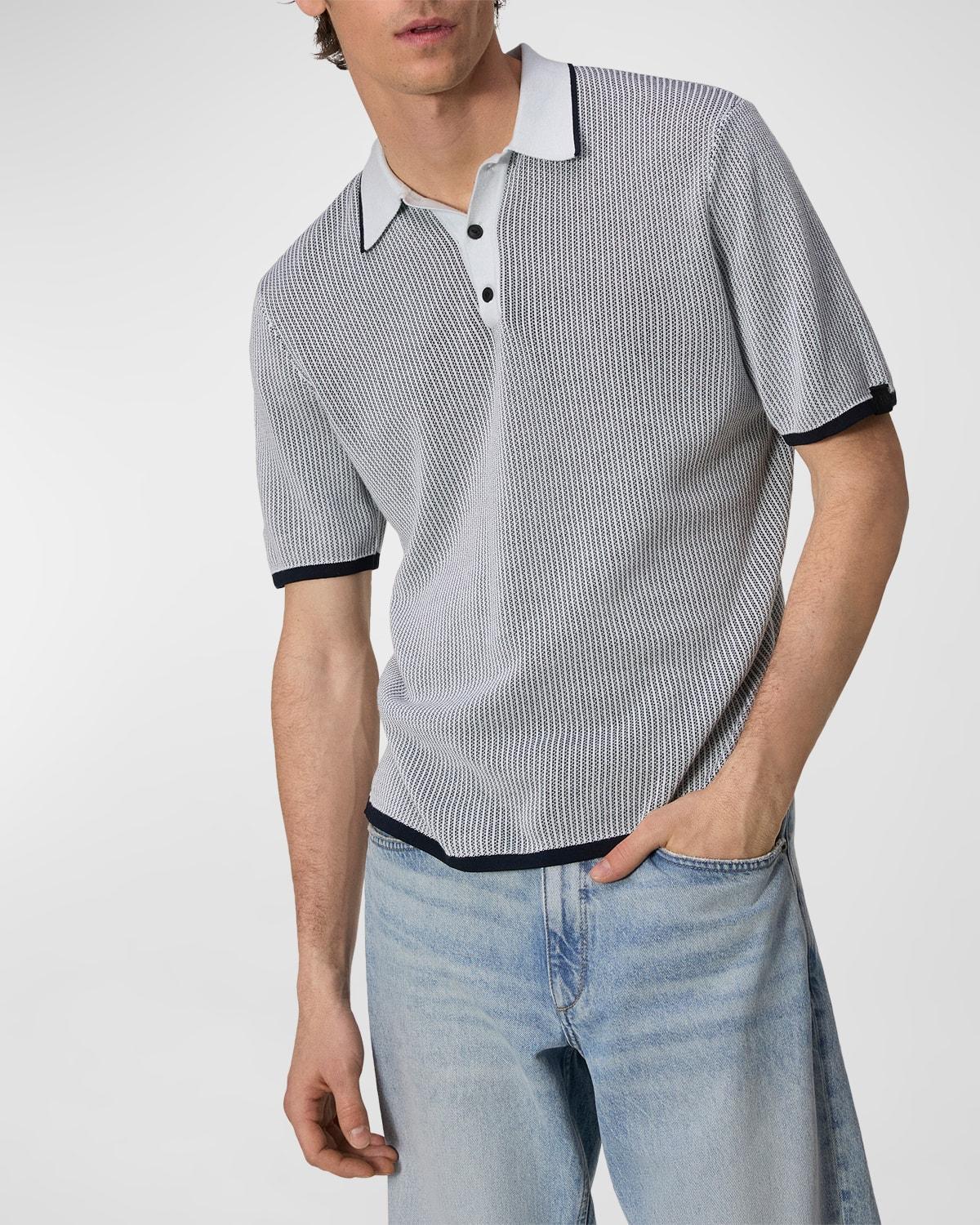 Mens Harvey Knit Polo Shirt Product Image